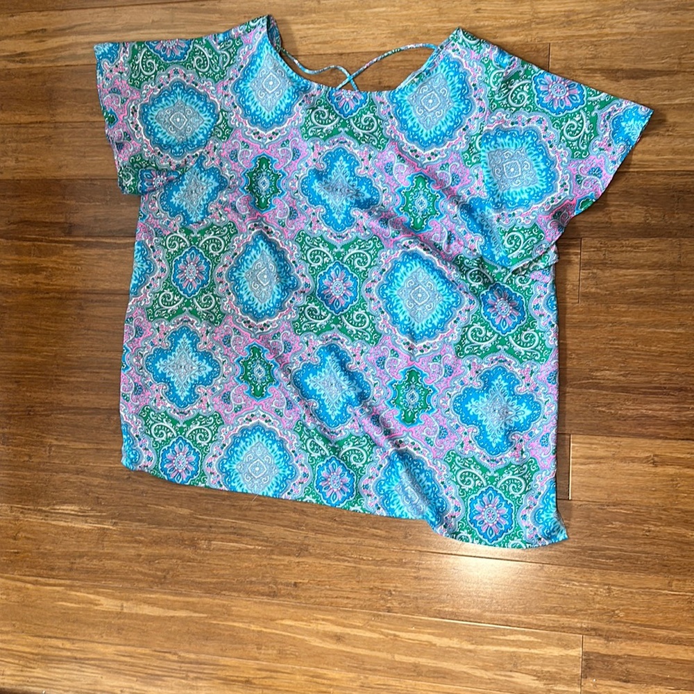 Talbots Summer party top NWT